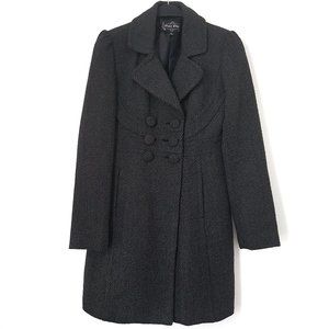Outer Edge Women Dark Gray Coat, Size S